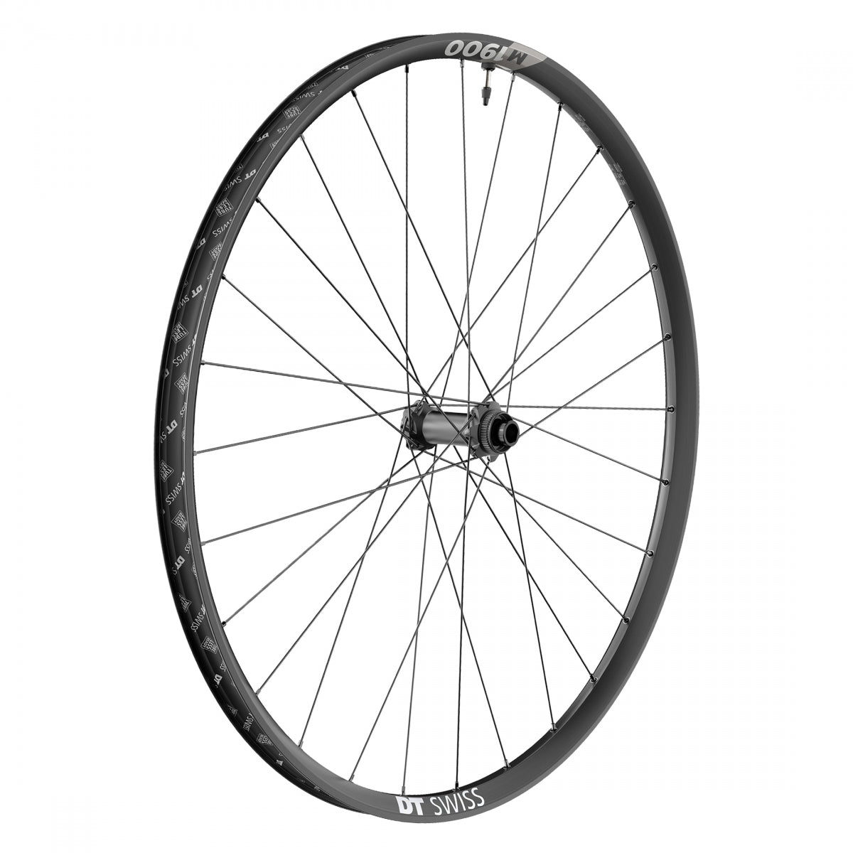 DT SWISS WHL Front DT 29 622x25 M1900 SPLINE 100x15mmTA CL/6B TBLS w/TAPE & VALVE - DT SWISS