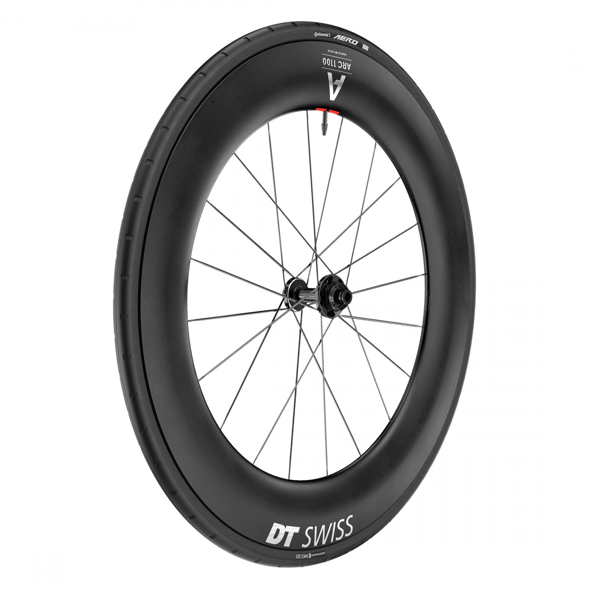 DT SWISS WHL Front DT 700 622x22 ARC1100 WIDE DICUT 85 100x12mmTA CL TBLS w/CONT AERO 111 - DT SWISS