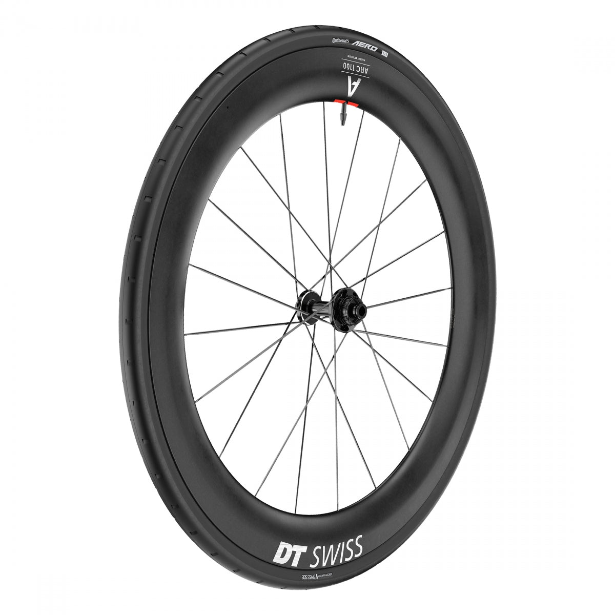 DT SWISS WHL Front DT 700 622x22 ARC1100 WIDE DICUT 65 100x12mmTA CL TBLS w/CONT AERO 111 - DT SWISS