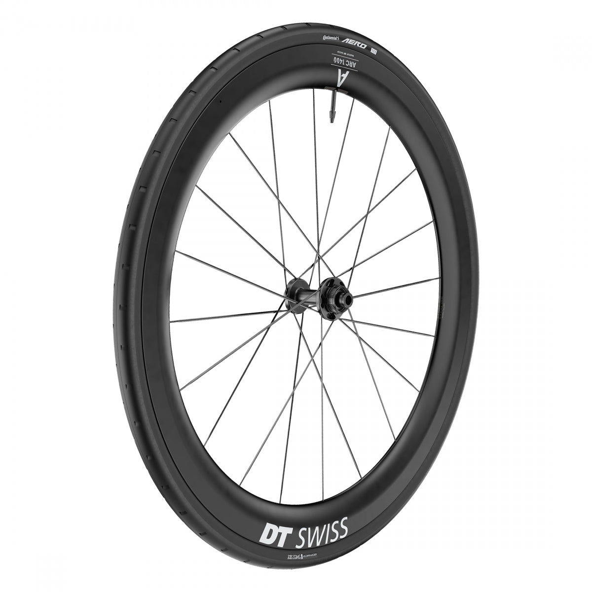 DT SWISS WHL Front DT 700 622x22 ARC1400 WIDE DICUT 55 100x12mmTA CL TBLS w/CONT AERO 111 - DT SWISS