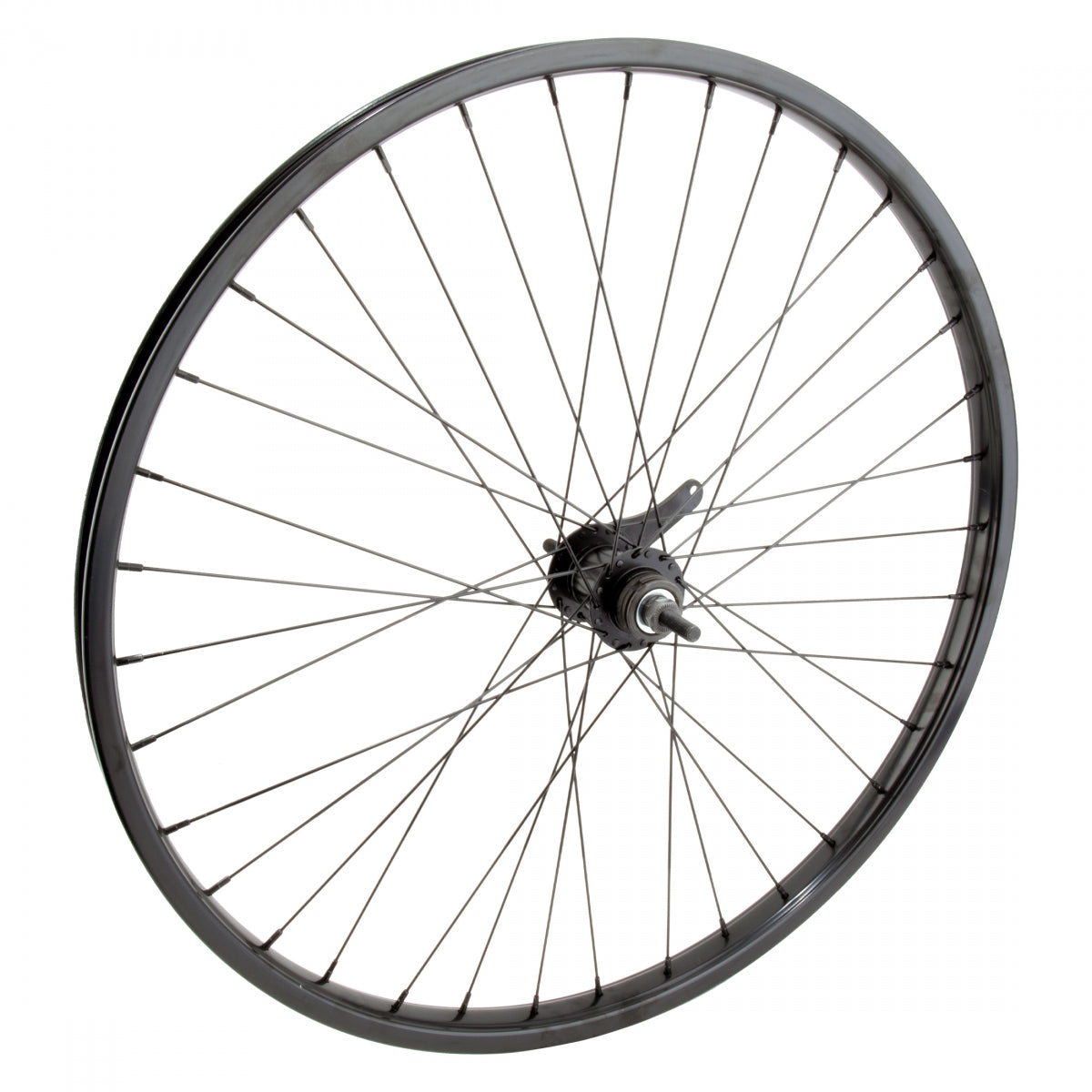 WHEEL MASTER WHL Rear 26x1.75 559x25 STL BK 36 KT CB 110mm 14gBK w/TRIM KIT - WHEEL MASTER