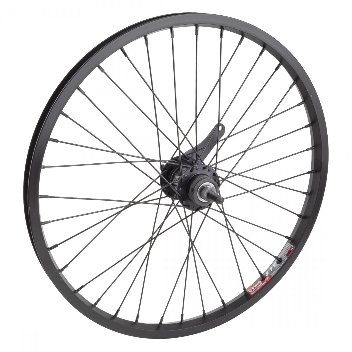 WHEEL MASTER WHL Rear 20x1.75 406x19 ALY BK 36 KT CB 110mm 14gBK w/TRIM KIT - WHEEL MASTER