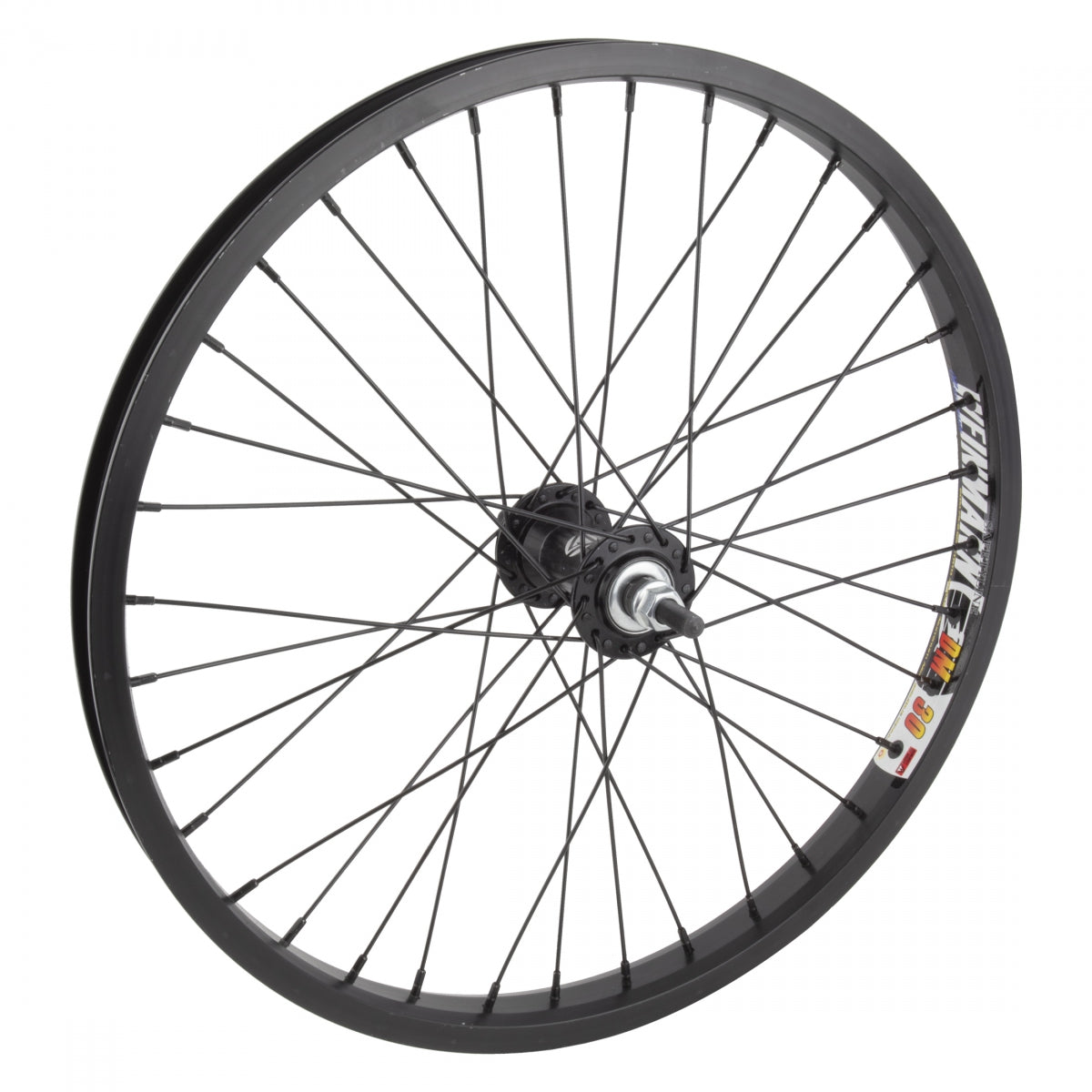 WHEEL MASTER WHL Front 20x1.75 406x24 WEI DM30 BK 36 BK-OPS 3/8 BK 14gBK - WHEEL MASTER