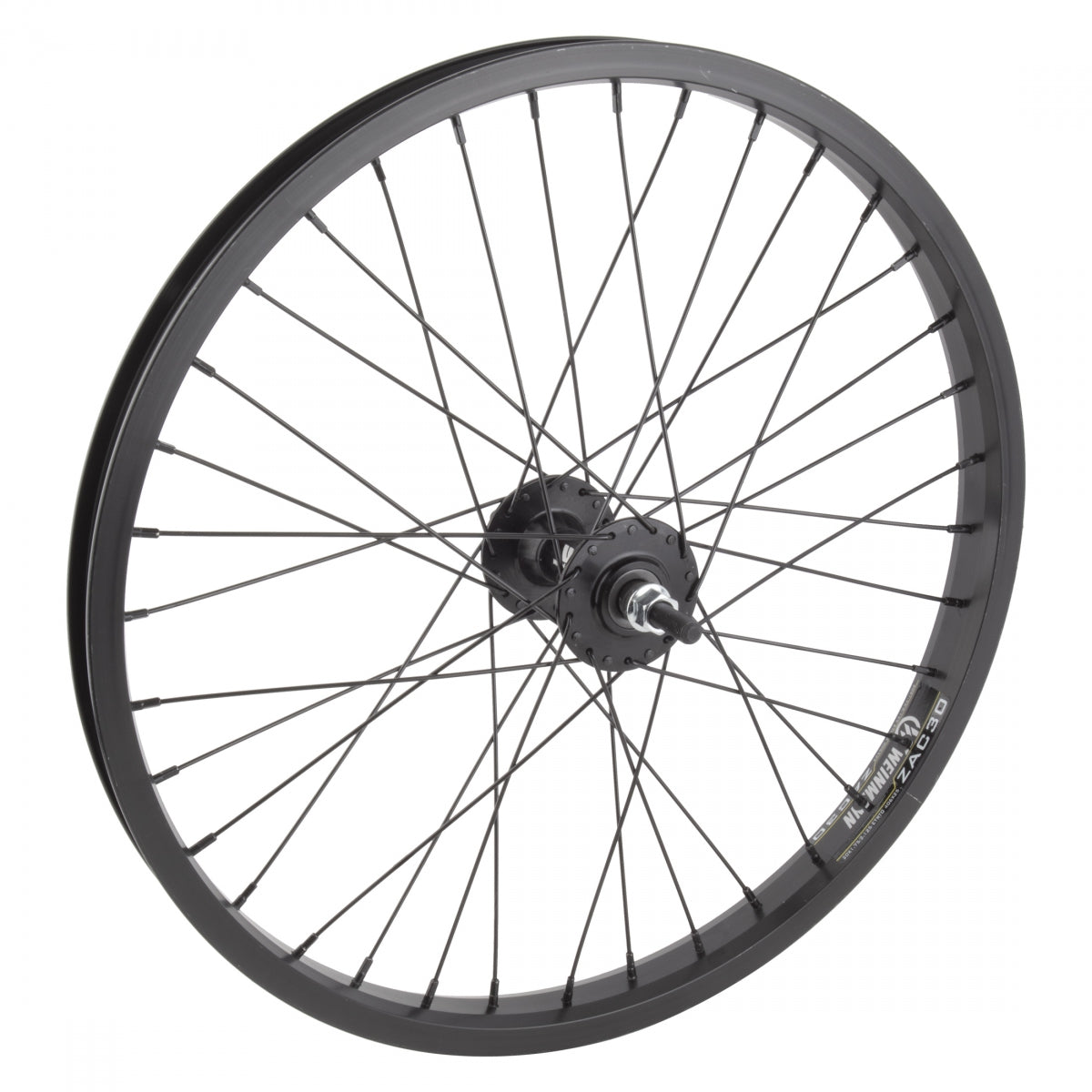 WHEEL MASTER WHL Front 20x1.75 406x25 WEI ZAC30 BK 36 ALY BO 3/8 BK 14gBK - WHEEL MASTER