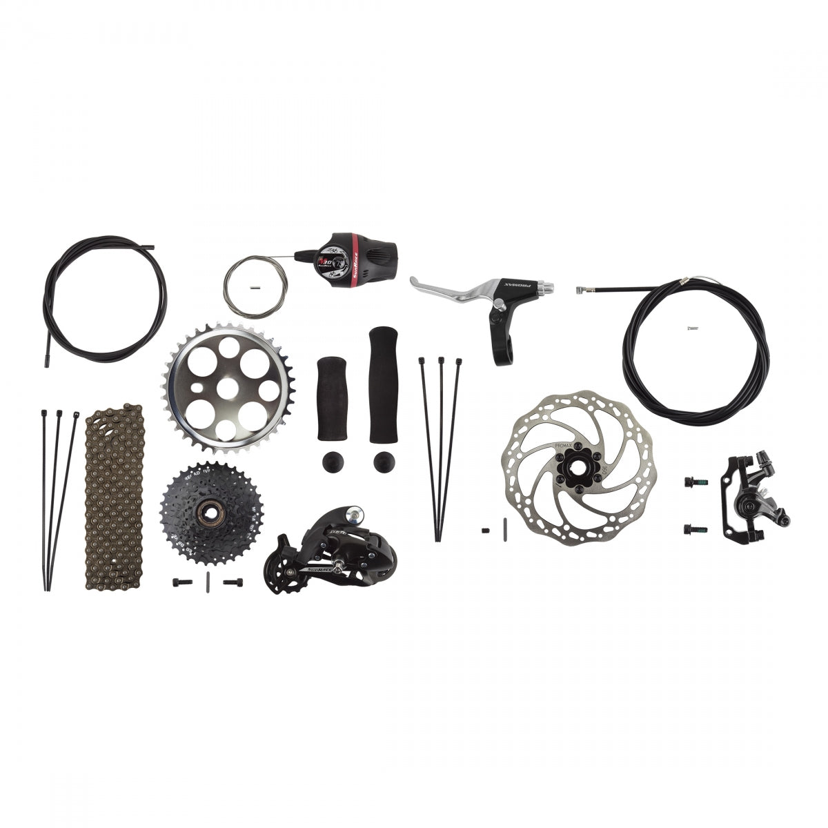 SUN BICYCLES TRIKE SUN CONV KIT 7s DER & MECH DISC COMBO - SUN BICYCLES