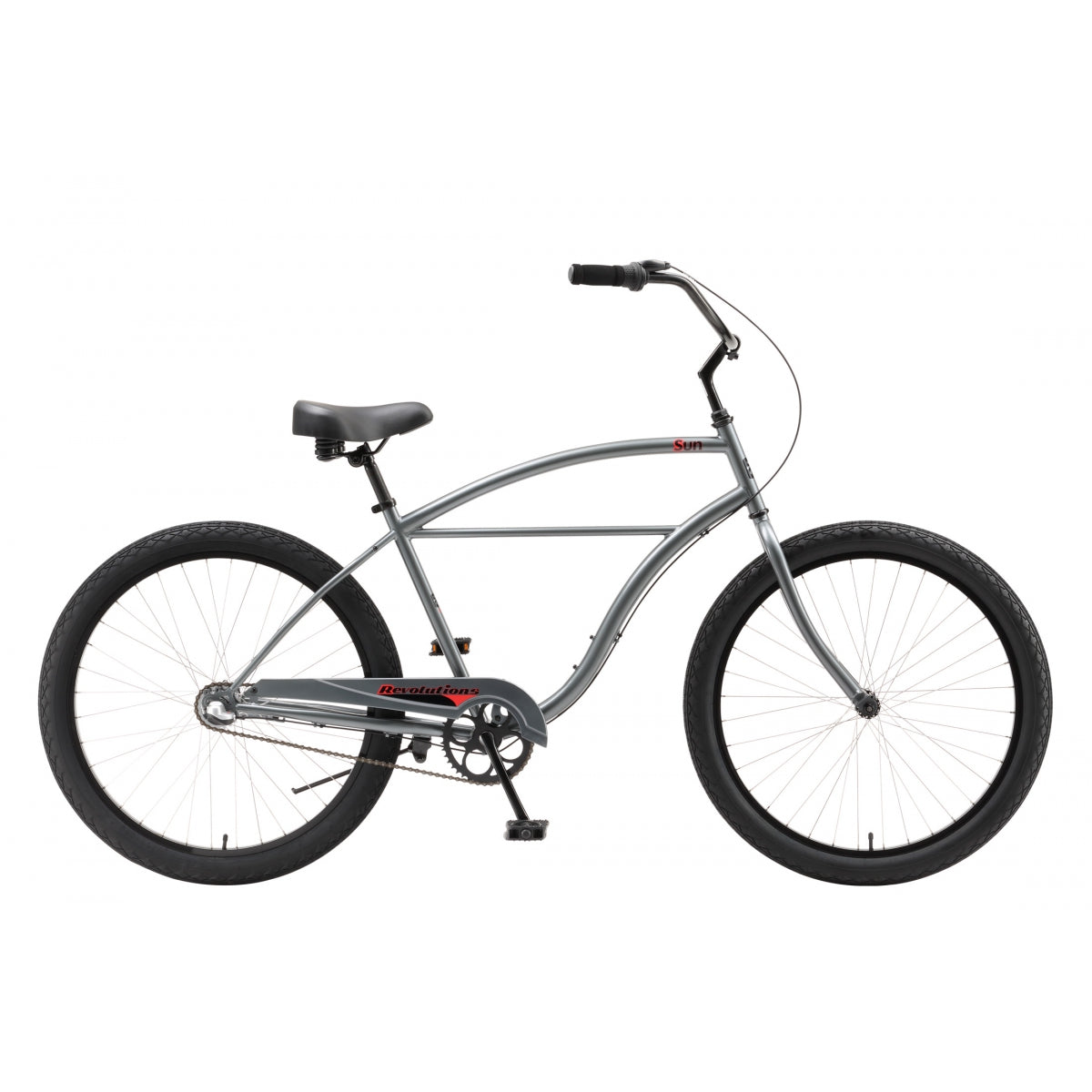 SUN BICYCLES BIKE SUN REV STL M18.5 3CB (H) GY - SUN BICYCLES