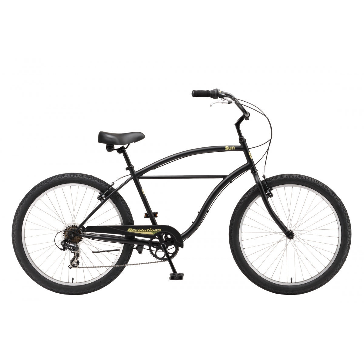 SUN BICYCLES BIKE SUN REV STL M18.5 7S (H) S-BK - SUN BICYCLES