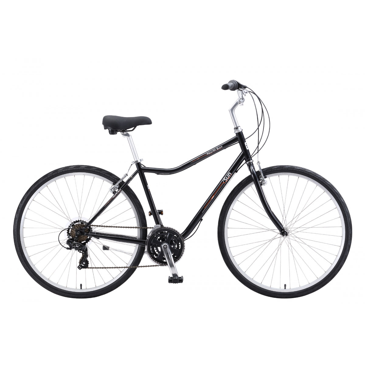 SUN BICYCLES BIKE SUN NORTH BAY STL M20.5 21S BK - SUN BICYCLES