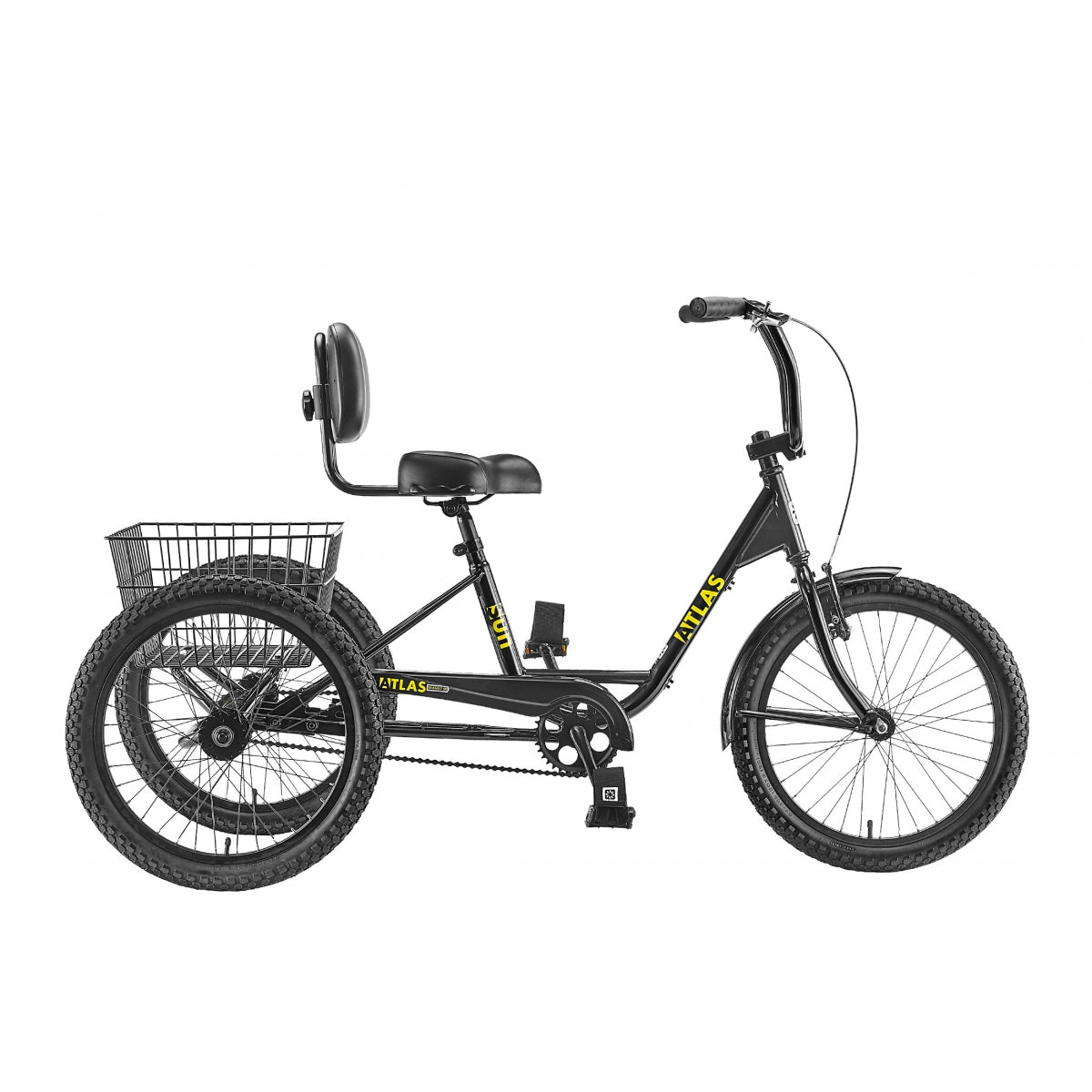 SUN BICYCLES TRIKE SUN ATLAS TRANSIT SD BK***W/BLACK BASKET*** - SUN BICYCLES