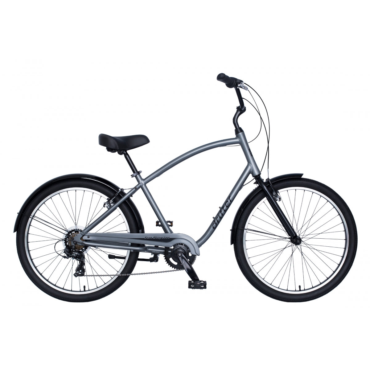 SUN BICYCLES BIKE SUN DRIFrontER ALY M19 (I) 7sp SATIN-GRAPHITE/BK-MET - SUN BICYCLES