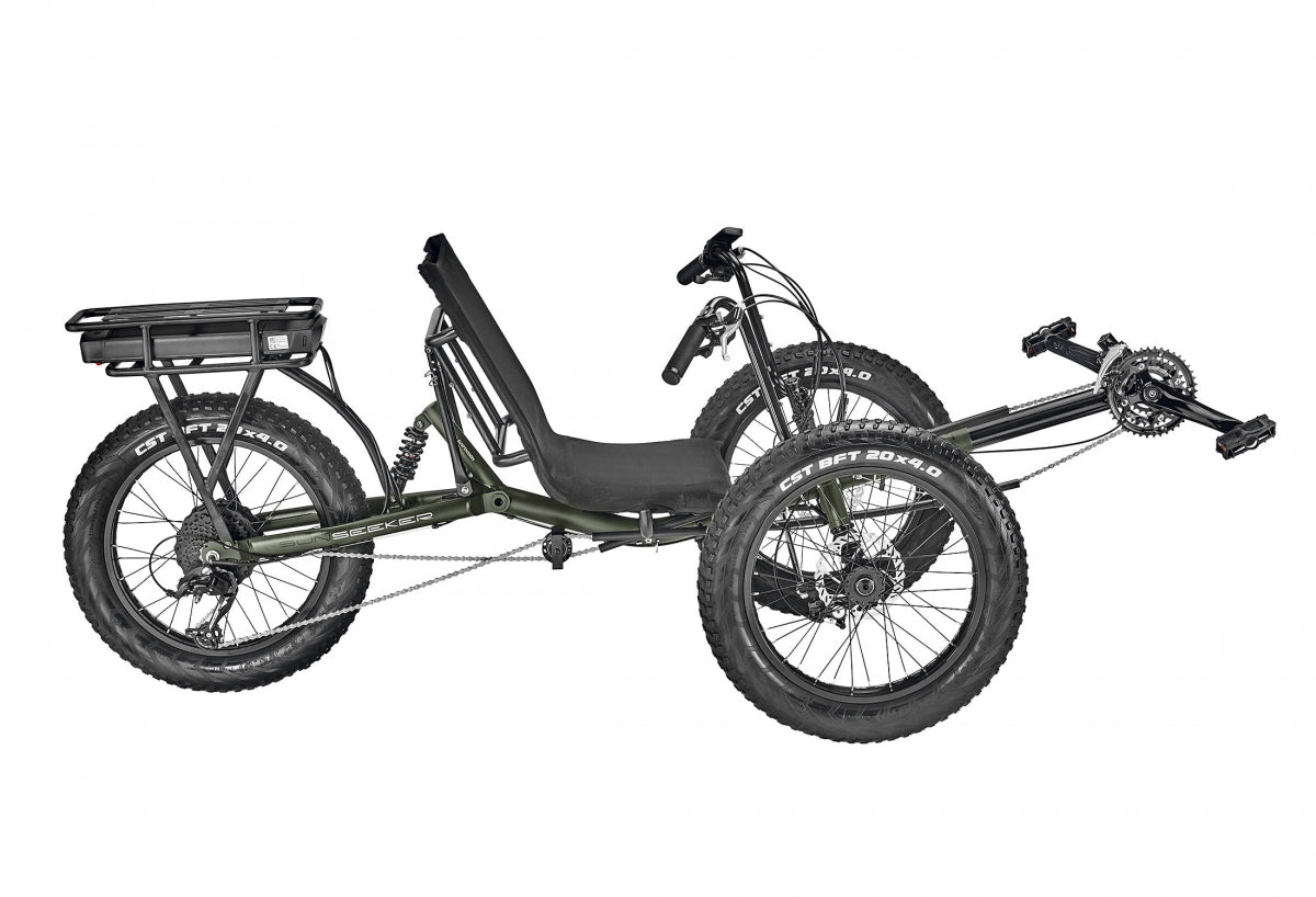 SUN SEEKER BIKE SUN SKR E-FAT TAD ELECTRIC ASSIST 20/20 24s DK-GN - SUN SEEKER