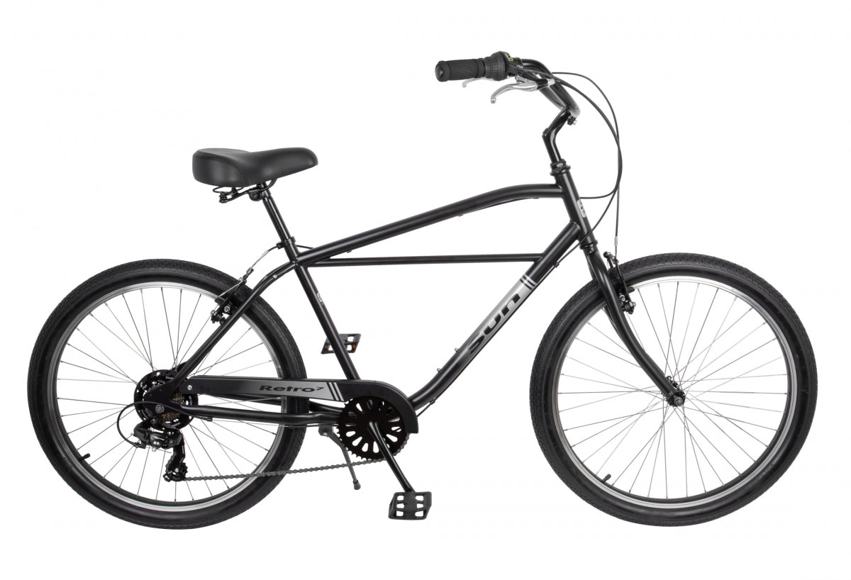SUN BICYCLES BIKE SUN RETRO STL M18.5 7S M-BK - SUN BICYCLES
