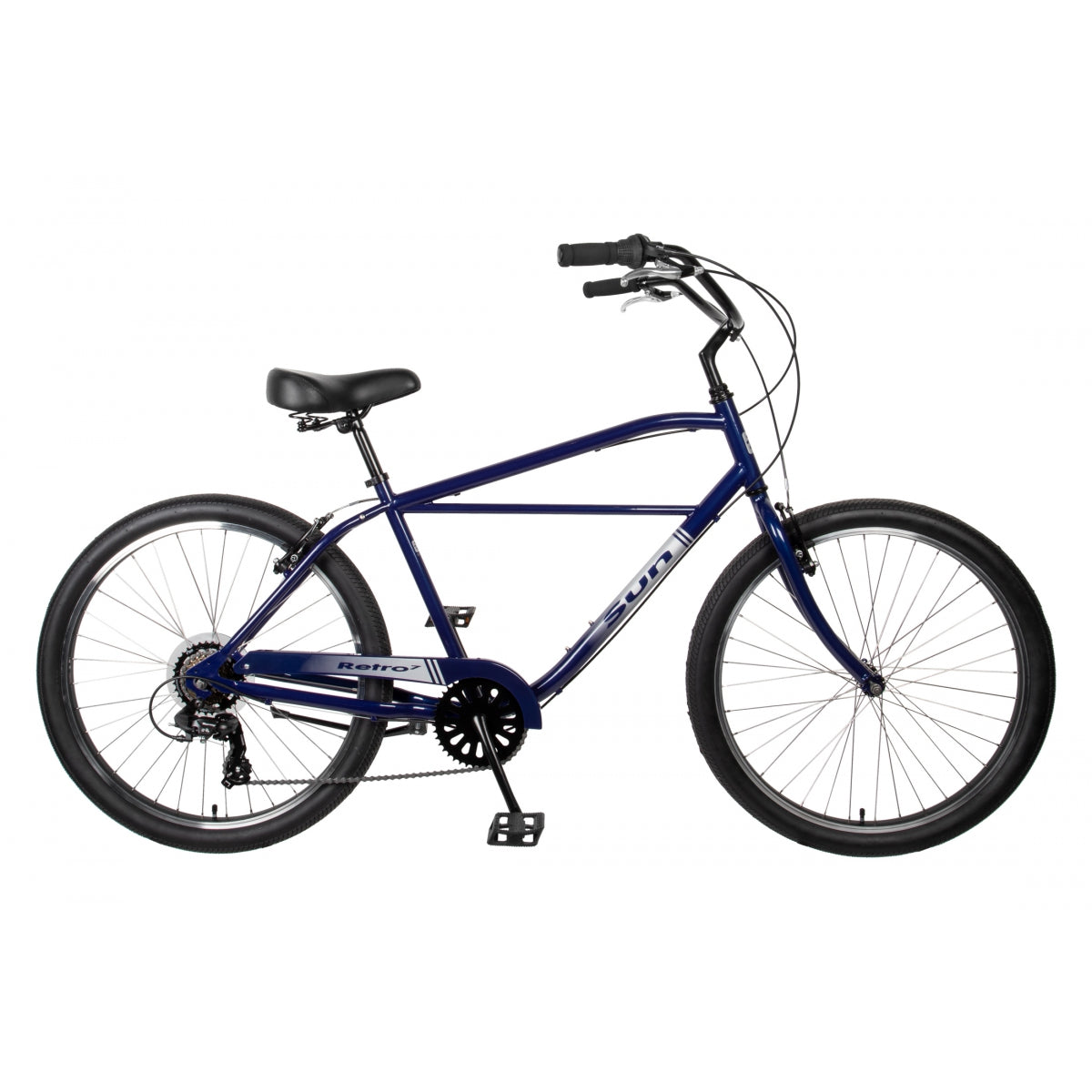 SUN BICYCLES BIKE SUN RETRO STL M18.5 7S DK-BU - SUN BICYCLES