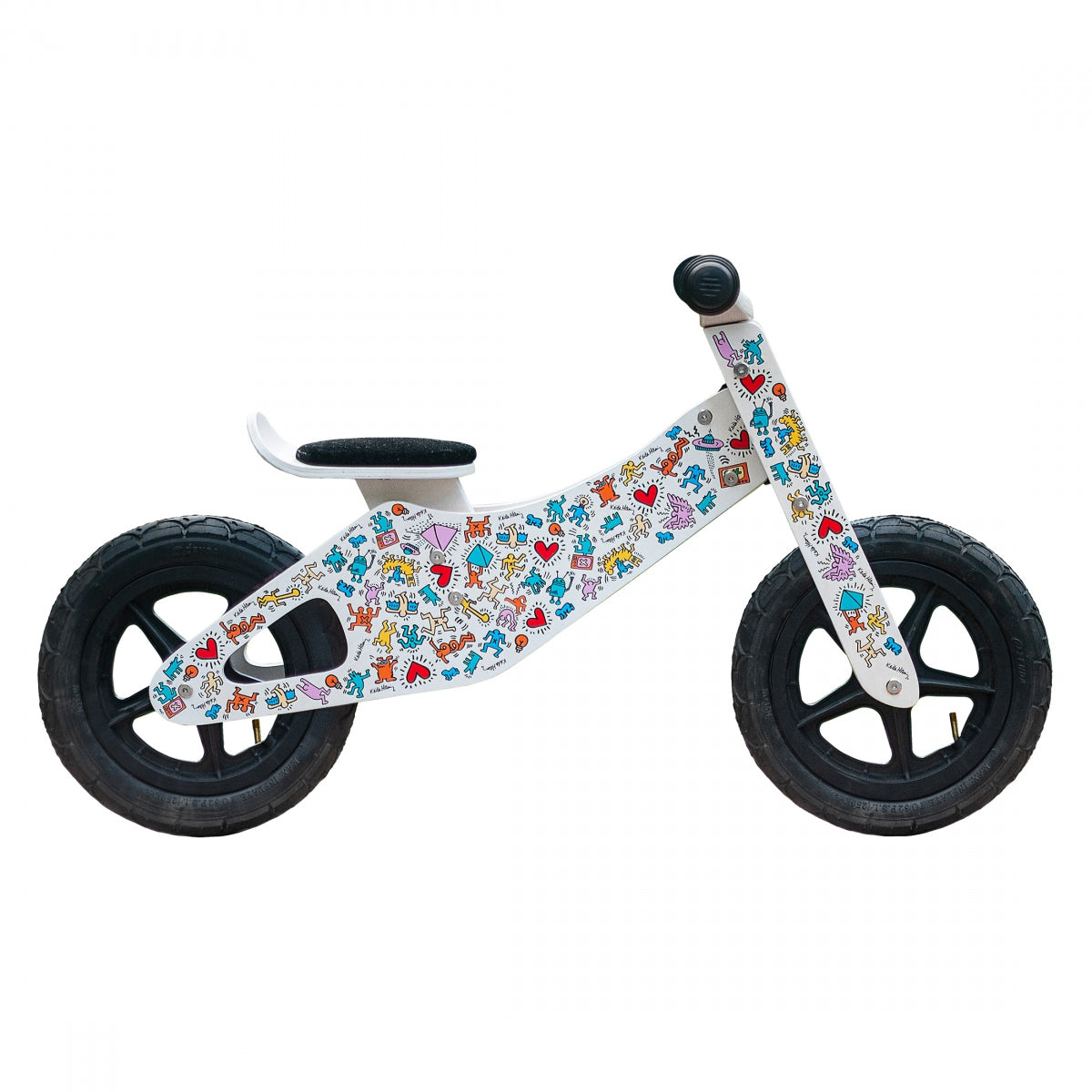 AFFINITY BIKE AFFINITY PUSH BIKE KEITH HARING COLORFUL MULTI 2inBX - AFFINITY