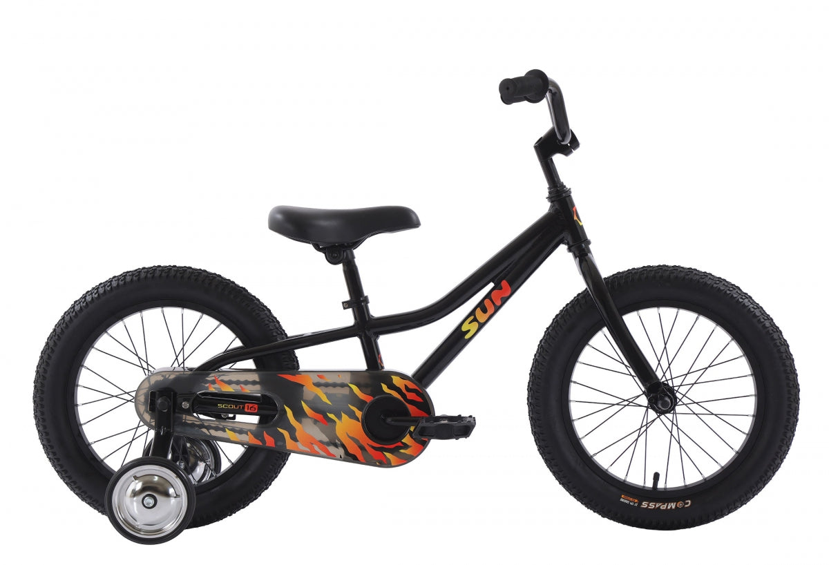 SUN BICYCLES BIKE SUN SCOUT-16 CB JET-BK - SUN BICYCLES