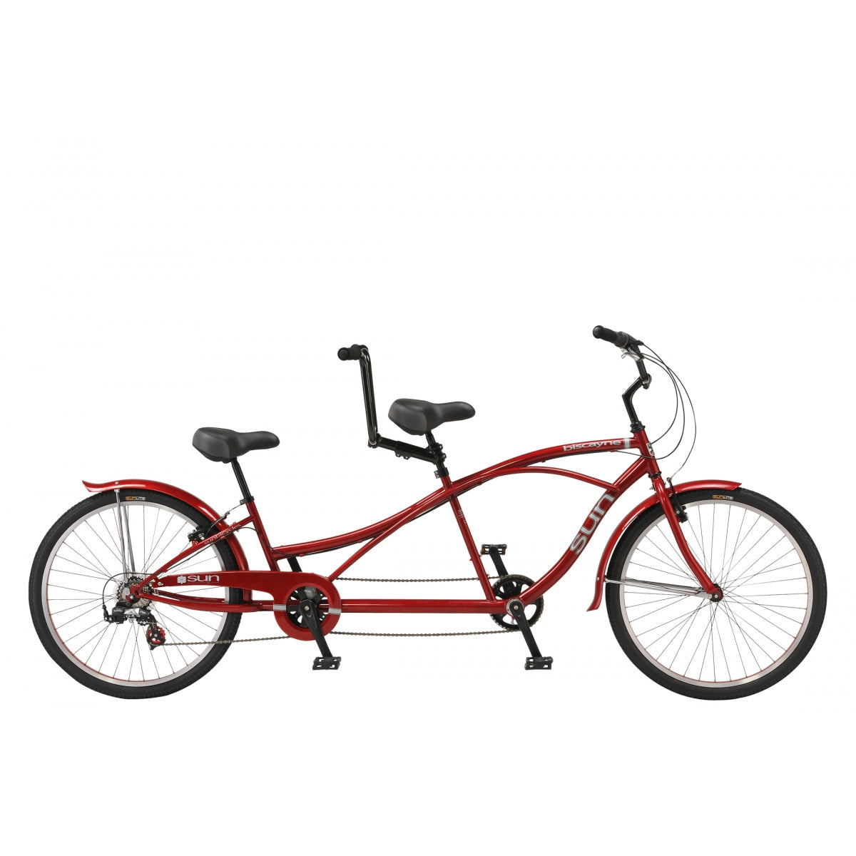 SUN BICYCLES BIKE SUN BISCAYNE TANDEM 7sp MET-RED 09 - SUN BICYCLES