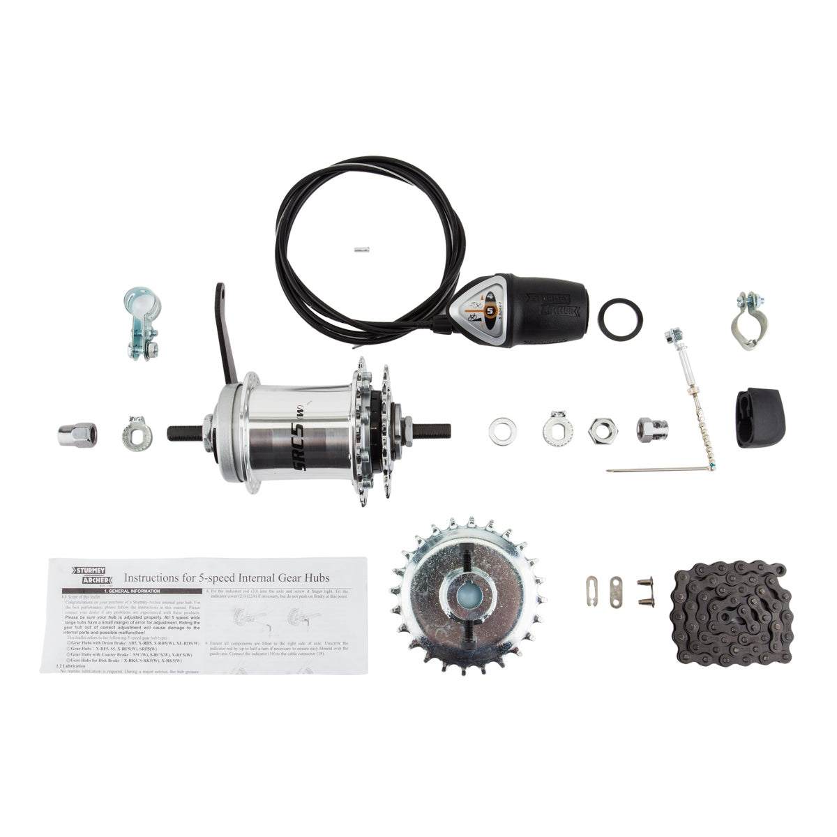 SUN BICYCLES TRIKE HUB 5sp/CB CONV KIT-STURMEY ARCHER - SUN BICYCLES
