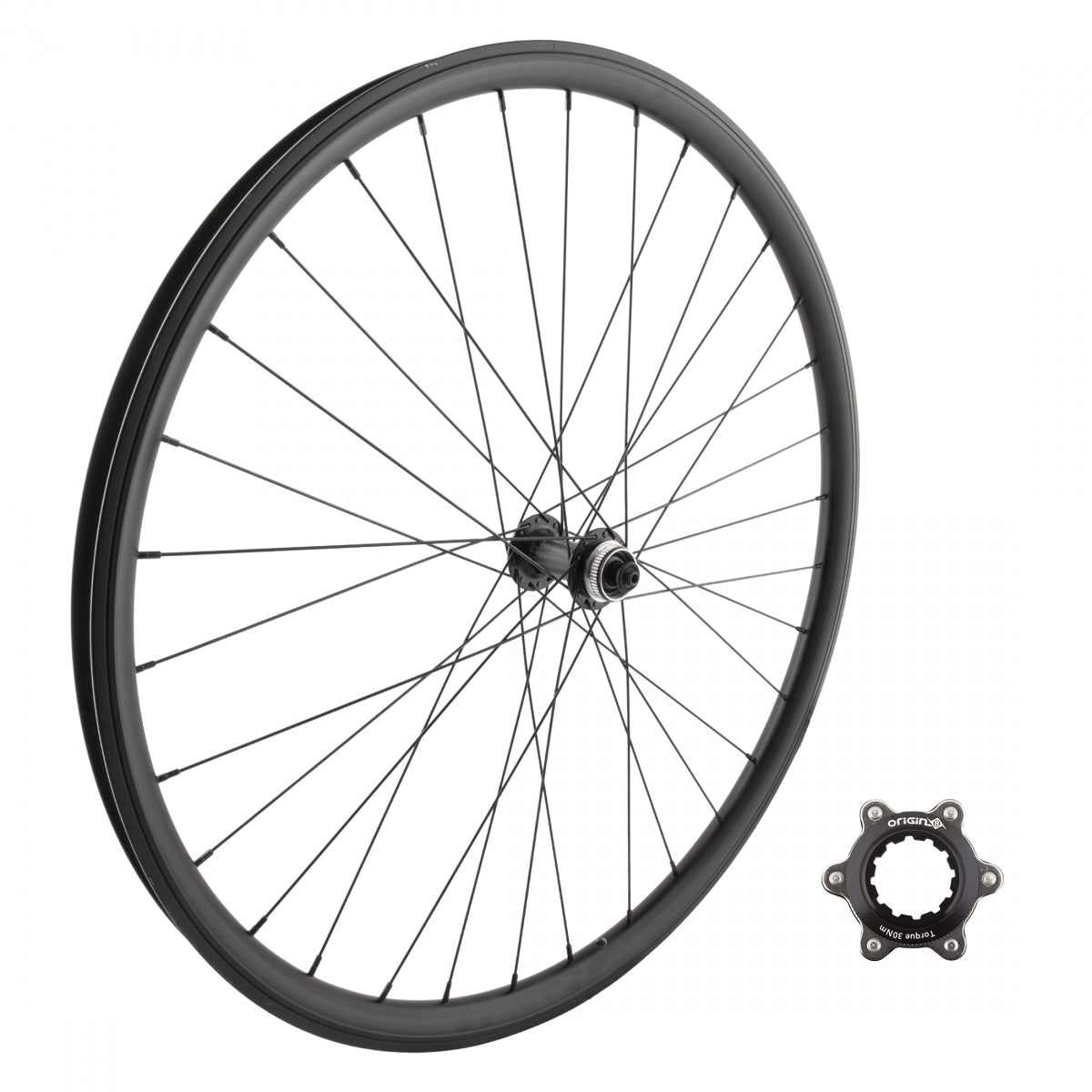WHEEL MASTER WHL Front 700 622x25 WM J25SG BK MSW 32 SHI TX505 CL w/6B ADAPTOR QR BK 100mm 14gBK - WHEEL MASTER