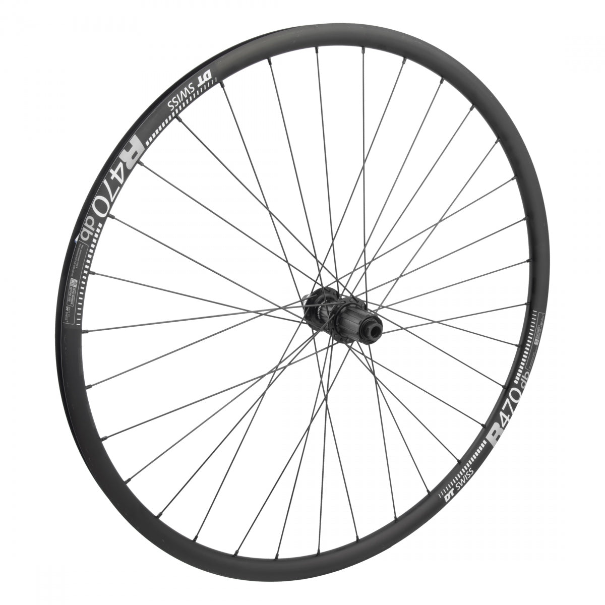 WHEEL MASTER WHL Rear 700 622x20 DT R470 BK DISC 32 SHI RS470 8-11sRD CL 12mm SEAL BK 142mm SAPIM LEADER 2.0 BK - WHEEL MASTER