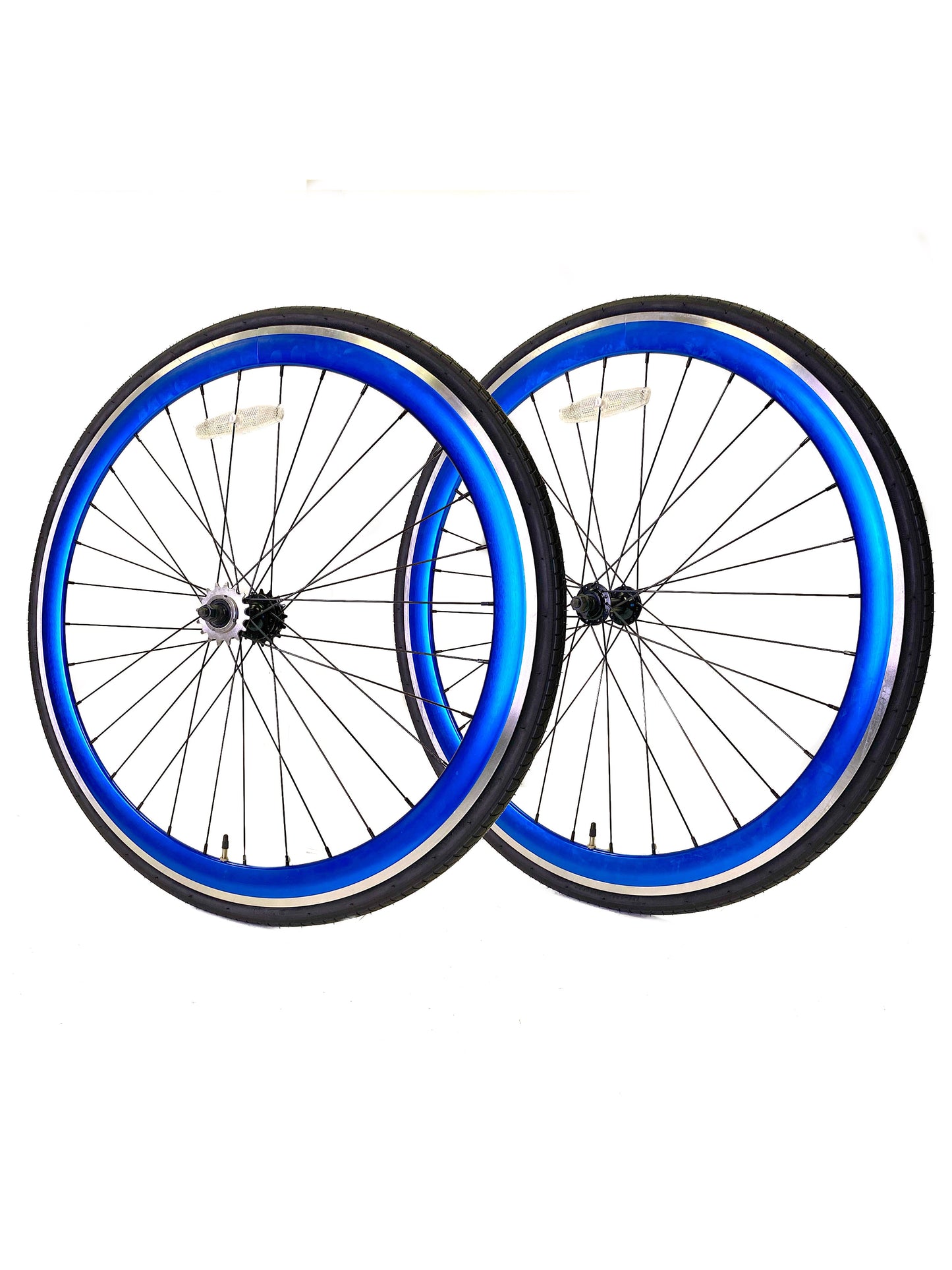700c Wheelset - CNC Anodized Blue available at 5150bmx.com