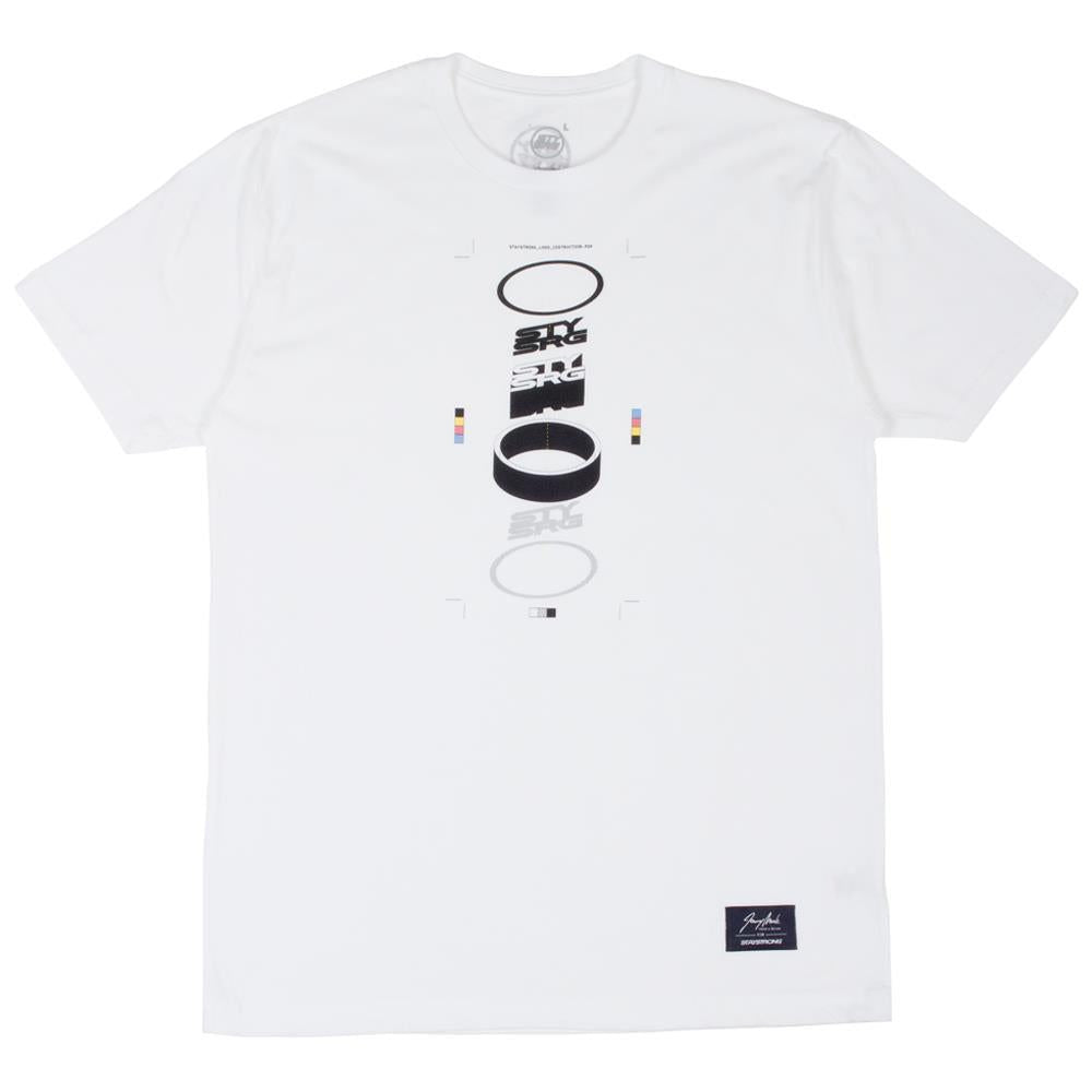 Stay Strong x Jonny Mole Construction T-Shirt - White available at 5150bmx.com