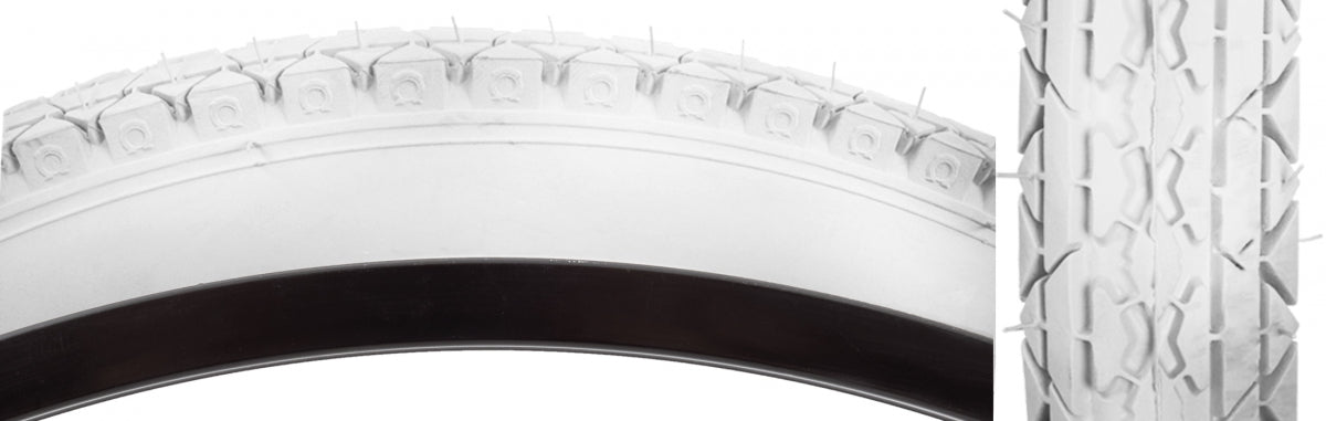 SUNLITE TIRE SUNLT 26x2.125 CST241 WH/WHT CRUISER WIRE - SUNLITE