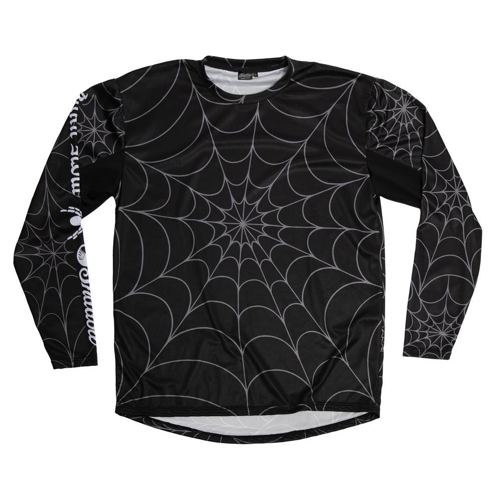 Shadow x Burn Slow Vantage Jersey - Black/Grey available at 5150bmx.com