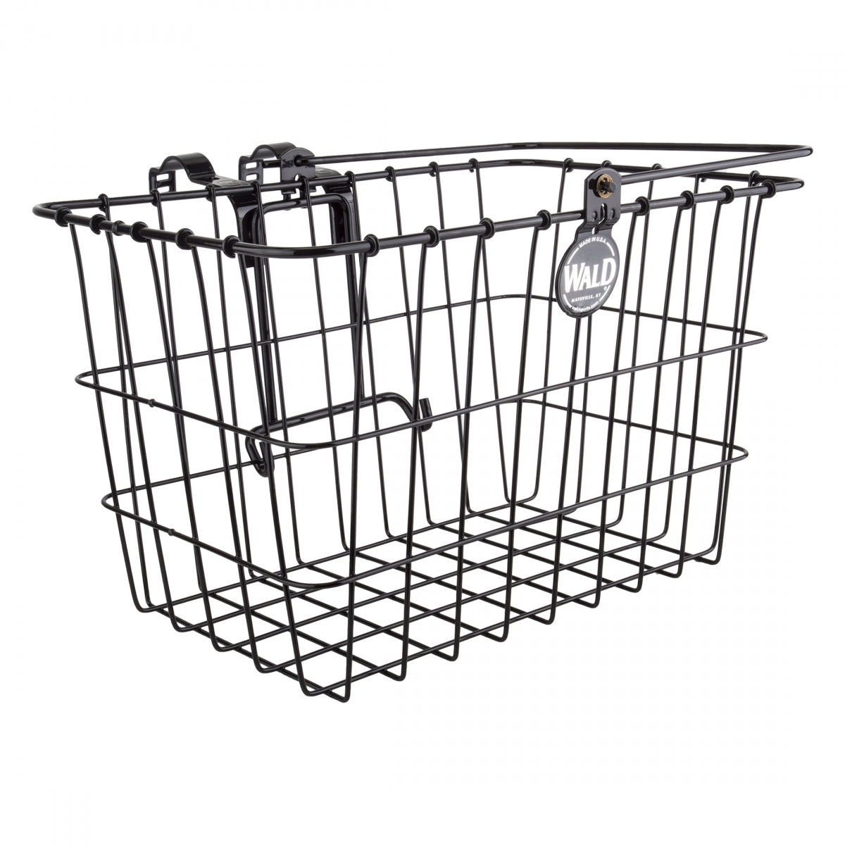 WALD PRODUCTS BASKET WALD 3133 LIFront-OFF-14x9x9BK W/BRKT - WALD PRODUCTS