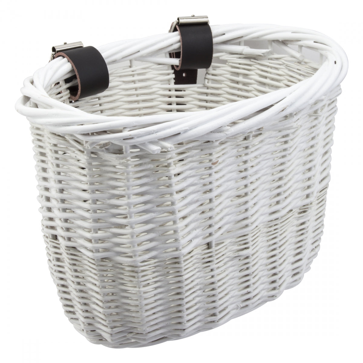 SUNLITE BASKET SUNLT Front WILLOW MINI WHT STRAP-ON9.75x6x7.5 - SUNLITE