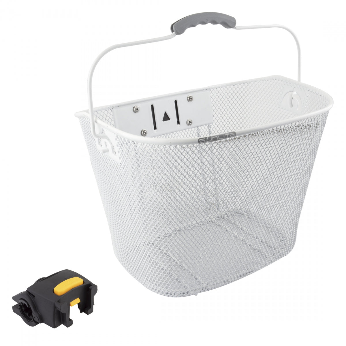 SUNLITE BASKET SUNLT Front MESH QR WH W/25.4-31.8 BRACKET - SUNLITE