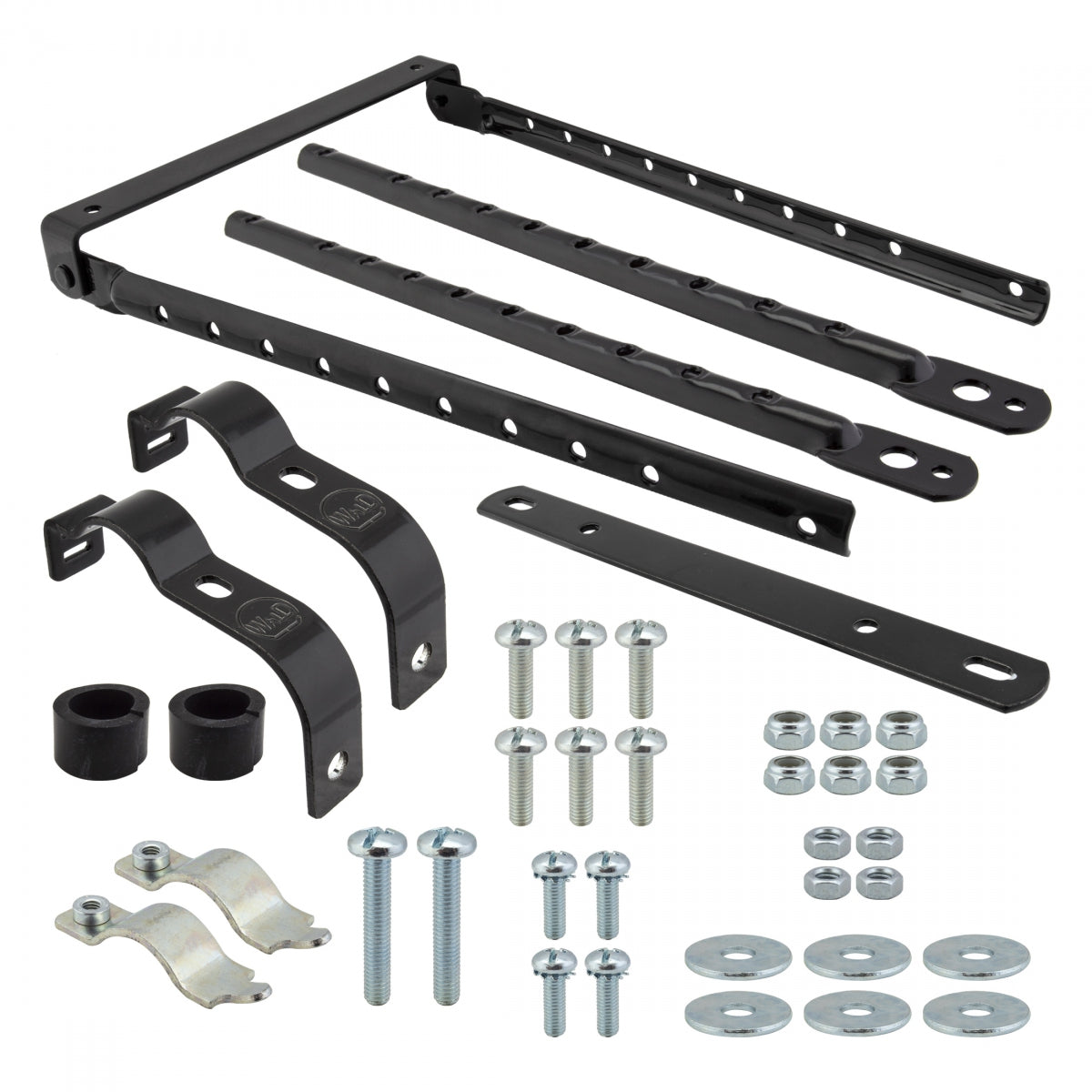 WALD PRODUCTS BASKET PART WALD 157GBX ADJ LEGS/FITTINGS Black - WALD PRODUCTS