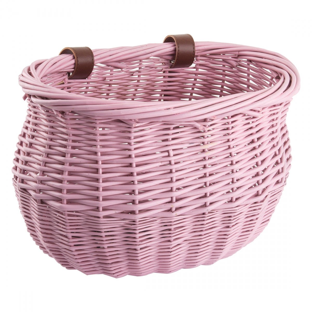 SUNLITE BASKET SUNLT Front WILLOW BUSHEL PNK STRAP-ON 13x8x9 - SUNLITE
