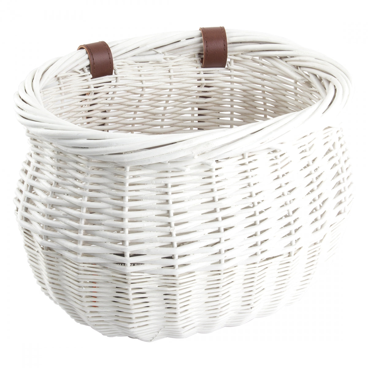 SUNLITE BASKET SUNLT Front WILLOW BUSHEL WHT STRAP-ON 13x8x9 - SUNLITE