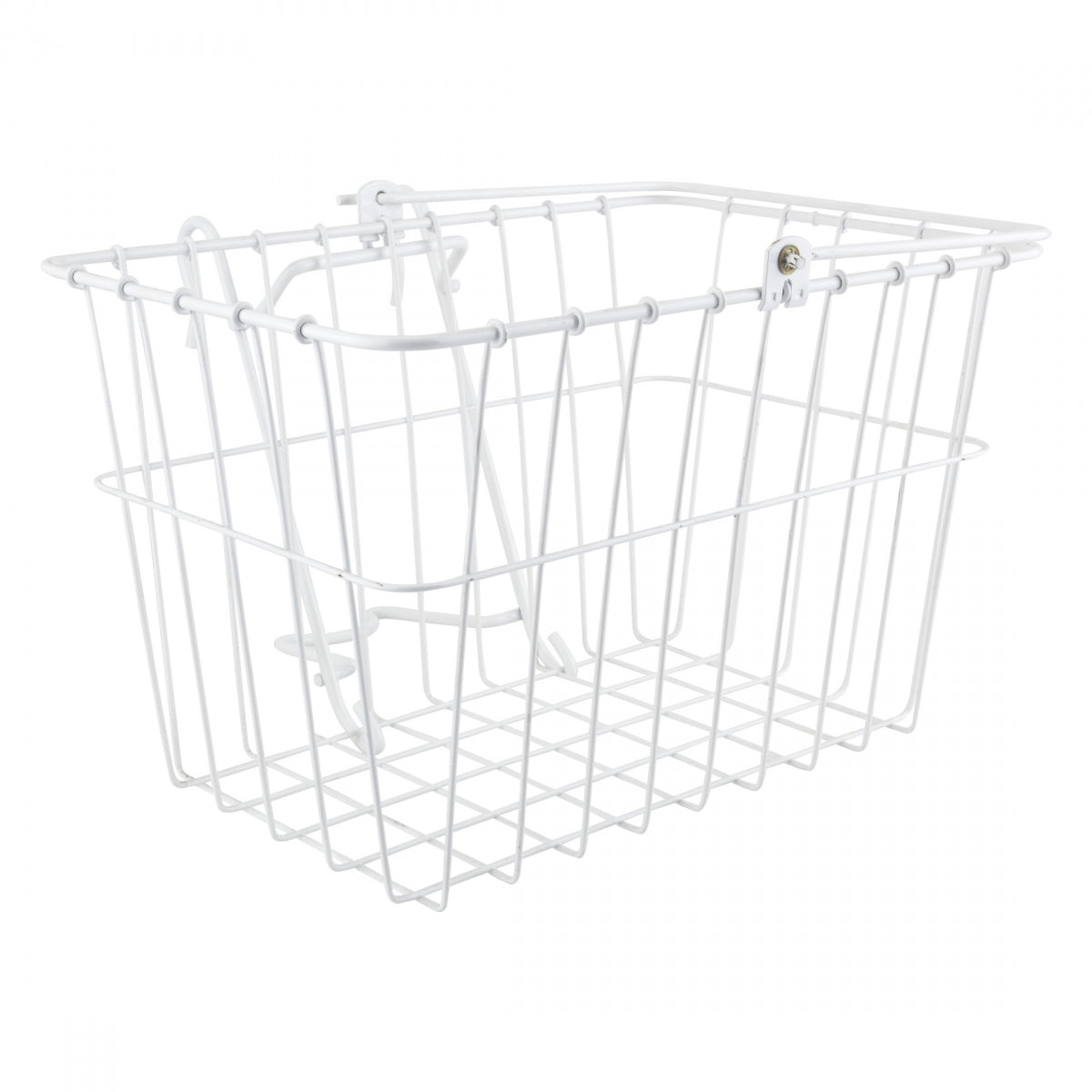 WALD PRODUCTS BASKET WALD 133 LIFront-OFF 14x9x9 WHT W/BRCKT - WALD PRODUCTS