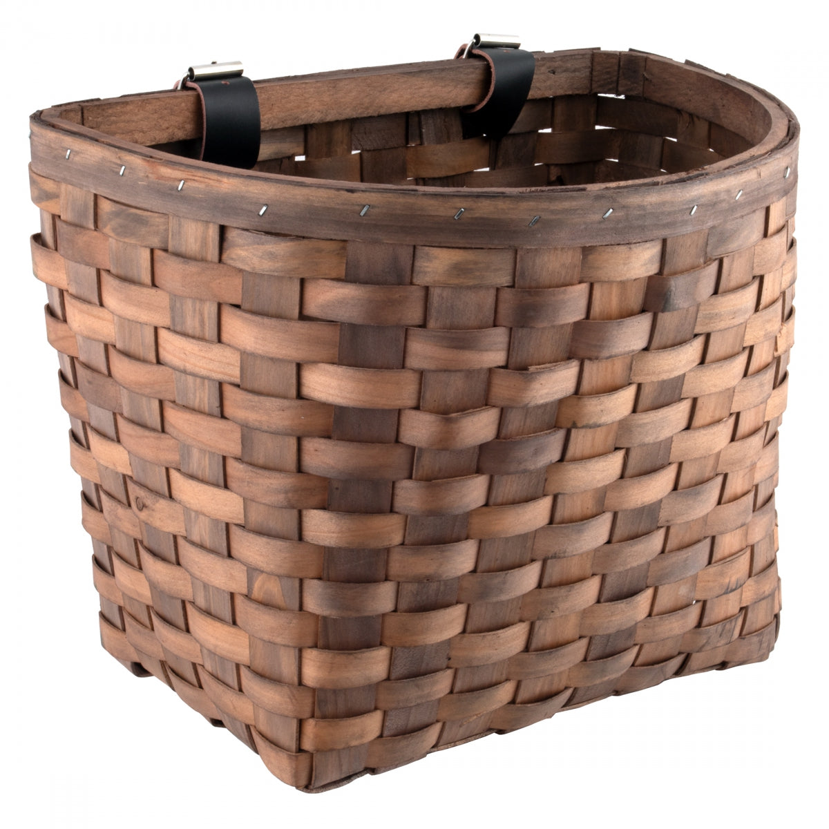 SUNLITE BASKET SUNLT Front WOOD/BEECH DK-BRN WOVEN w/STRAPS - SUNLITE