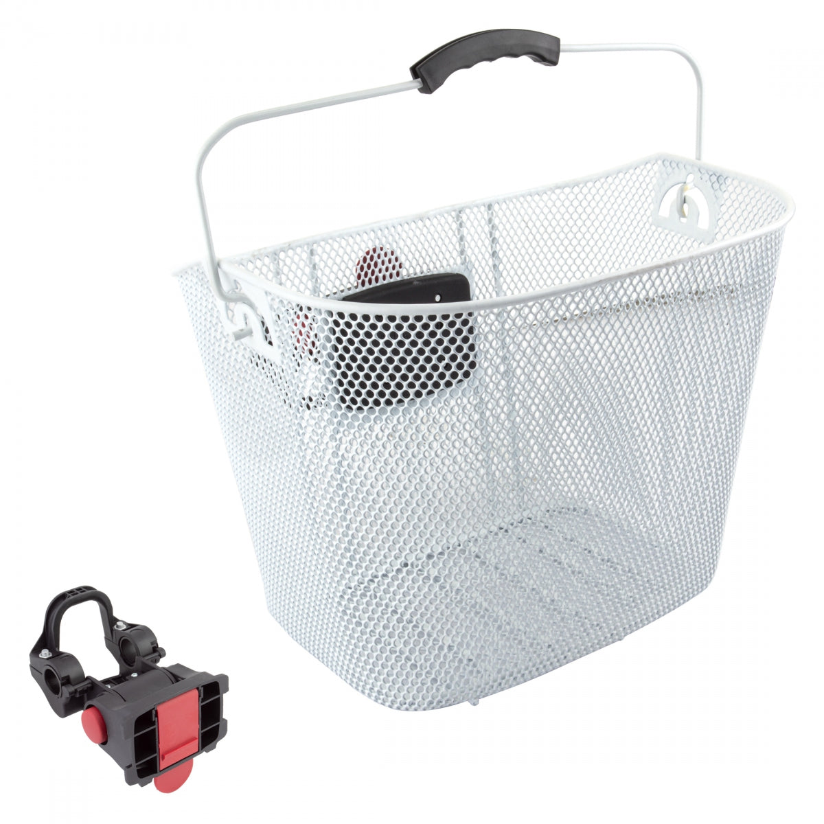 SUNLITE BASKET SUNLT Front MESH Q/R WH 22.2/31.8 w/BRACKET - SUNLITE