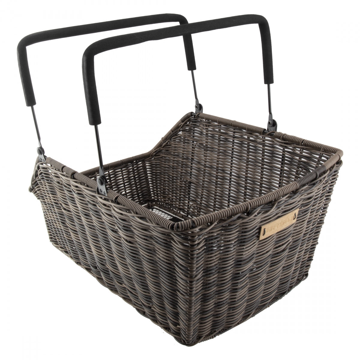 BASIL BASKET BASIL Rear RACTOP RATTAN CENTO MIK w/HANDLE BN - BASIL