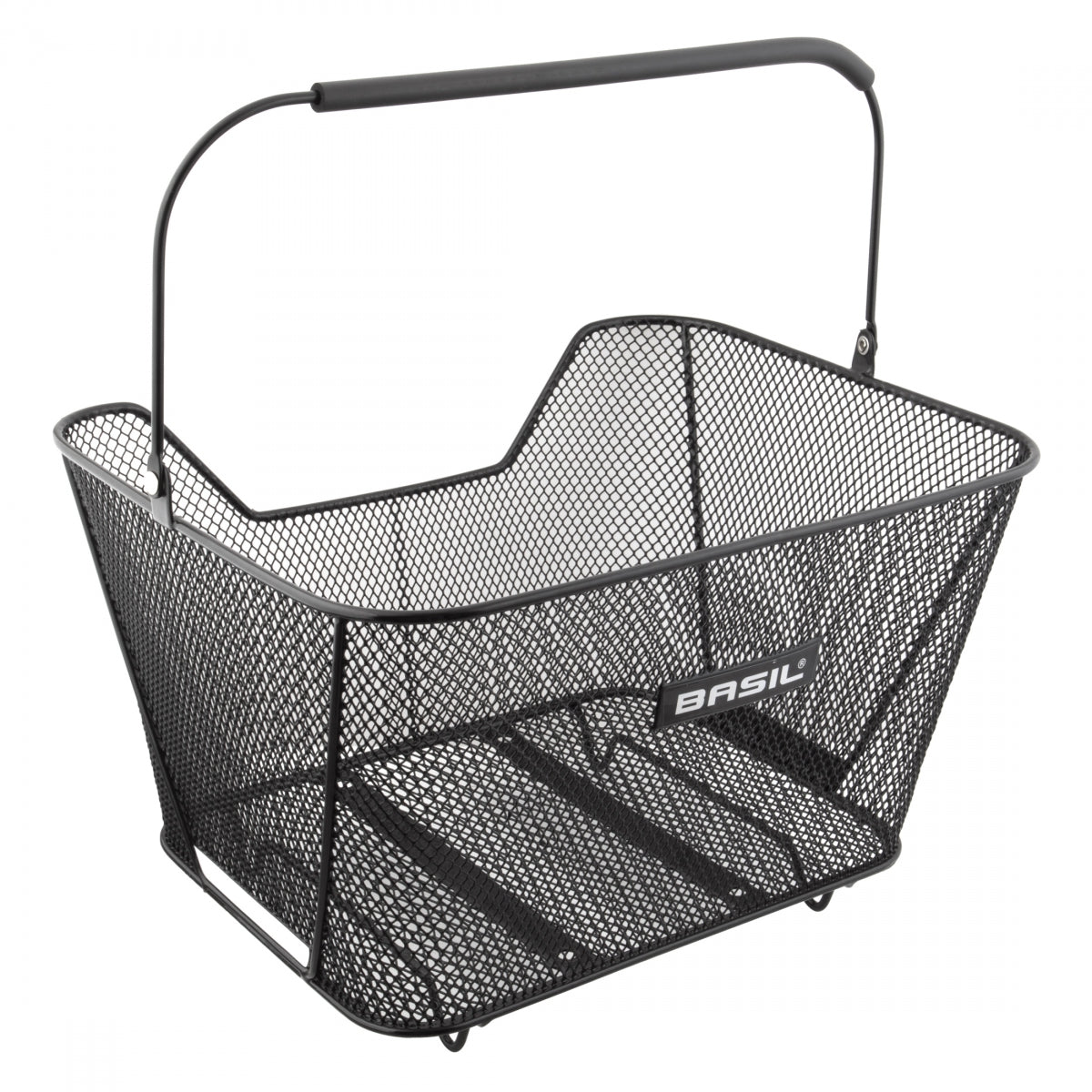 BASIL BASKET BASIL Rear RACTOP MESH LESTO w/HANDLE BK - BASIL
