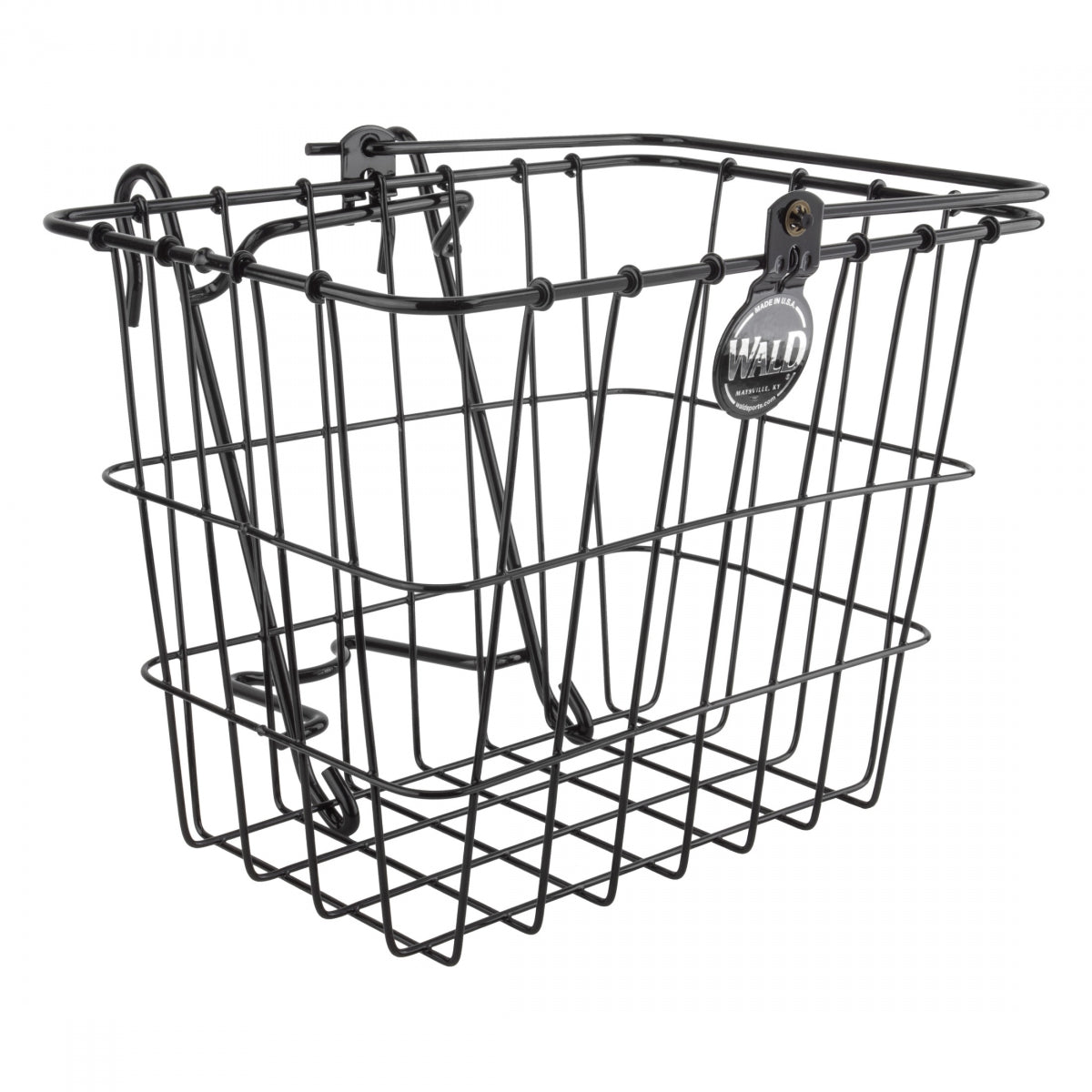 WALD PRODUCTS BASKET WALD 114 LIFront-OFF 11.75x8x9 Black - WALD PRODUCTS