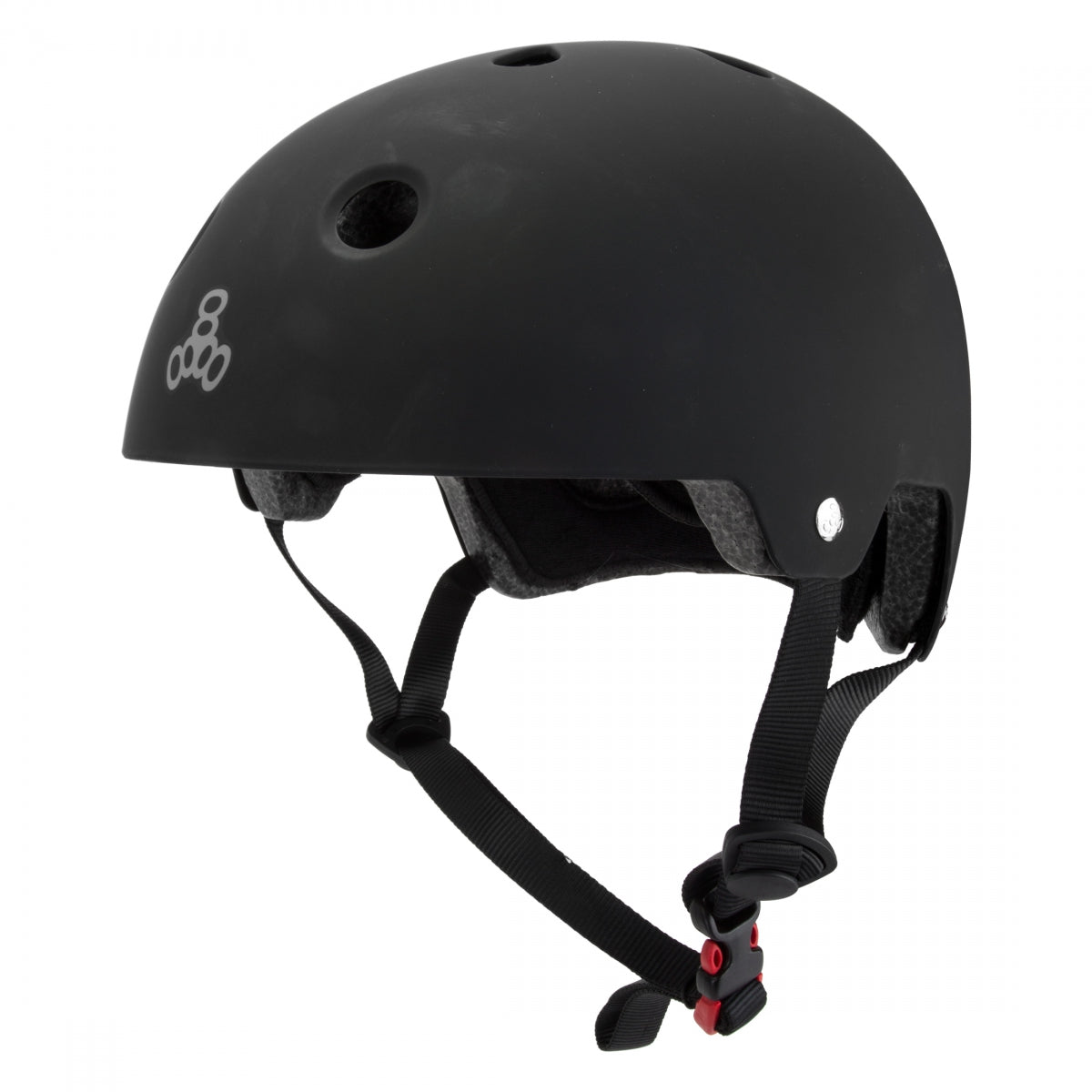 TRIPLE EIGHT HELMET TRIPLE8 DUAL CERT w/EPS LG-XL ALL-BK - TRIPLE EIGHT