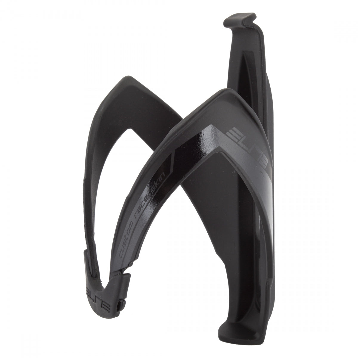 ELITE BOTTLE CAGE ELITE CUSTOM RACE MAT BK/BK - ELITE