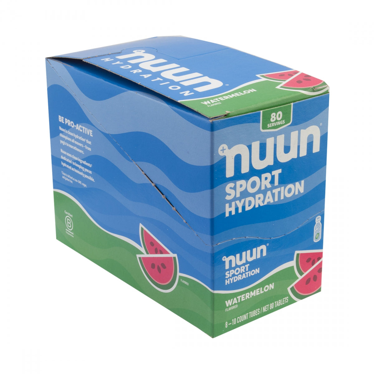 NUUN FOOD NUUN ELECTROLYTE ACTIVE WATERMELON BXof8 - NUUN