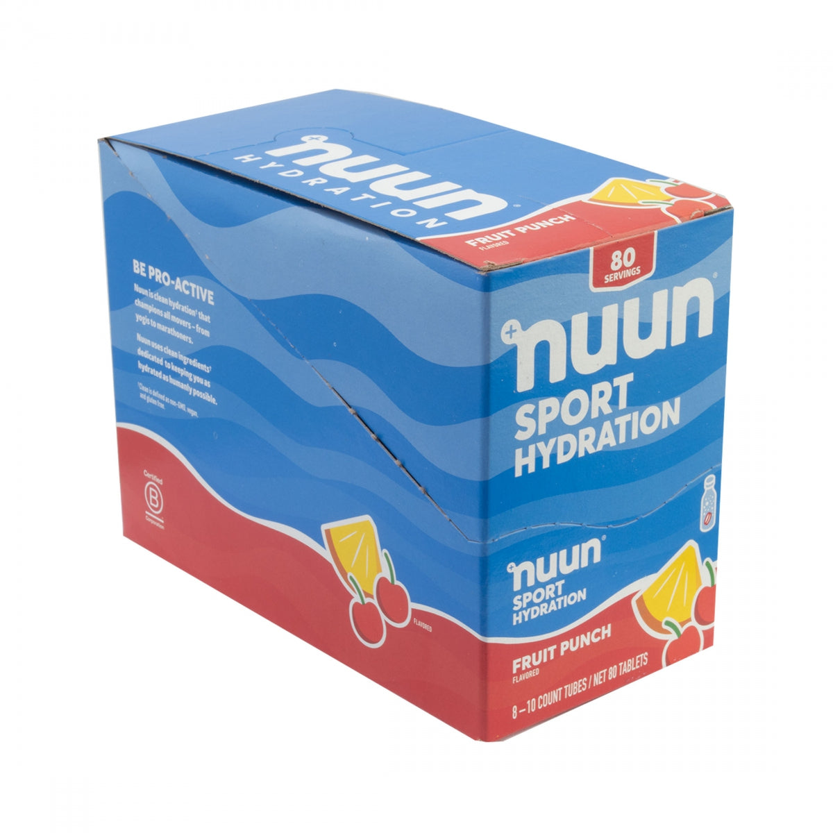 NUUN FOOD NUUN ELECTROLYTE ACTIVE FRUIT PUNCHBXof8 - NUUN