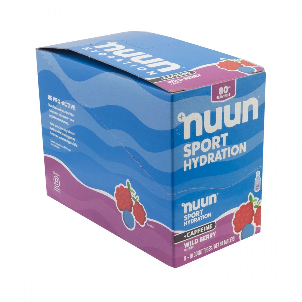 NUUN FOOD NUUN ELECTROLYTE ENERGY WILD BERearY BXof8 - NUUN