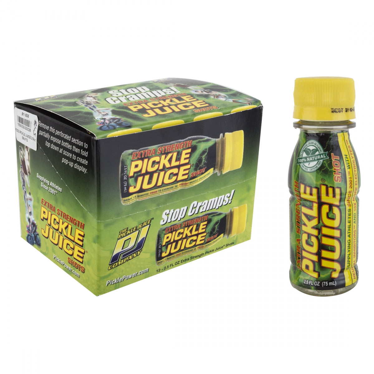 PICKLE JUICE COMPANY FOOD PICKLE JUICE 2.5oz EXTRA STRENGTHBXof12 - PICKLE JUICE COMPANY