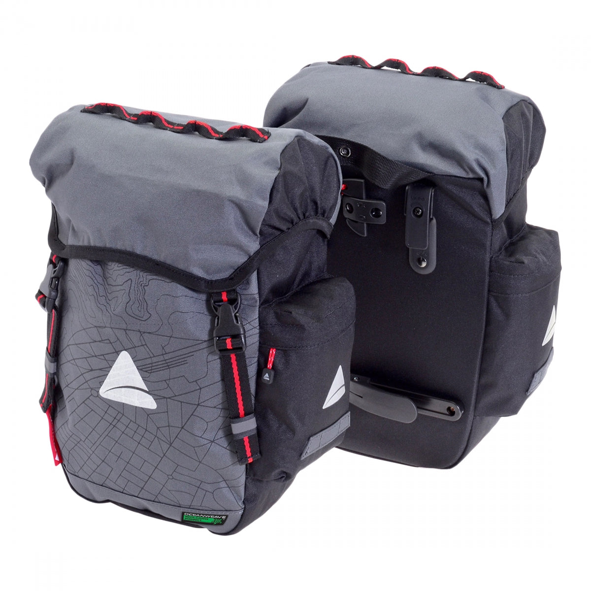 AXIOM BAG AXIOM PANNIER SEYMOUR O-WEAVE 22+ GY/BK - AXIOM