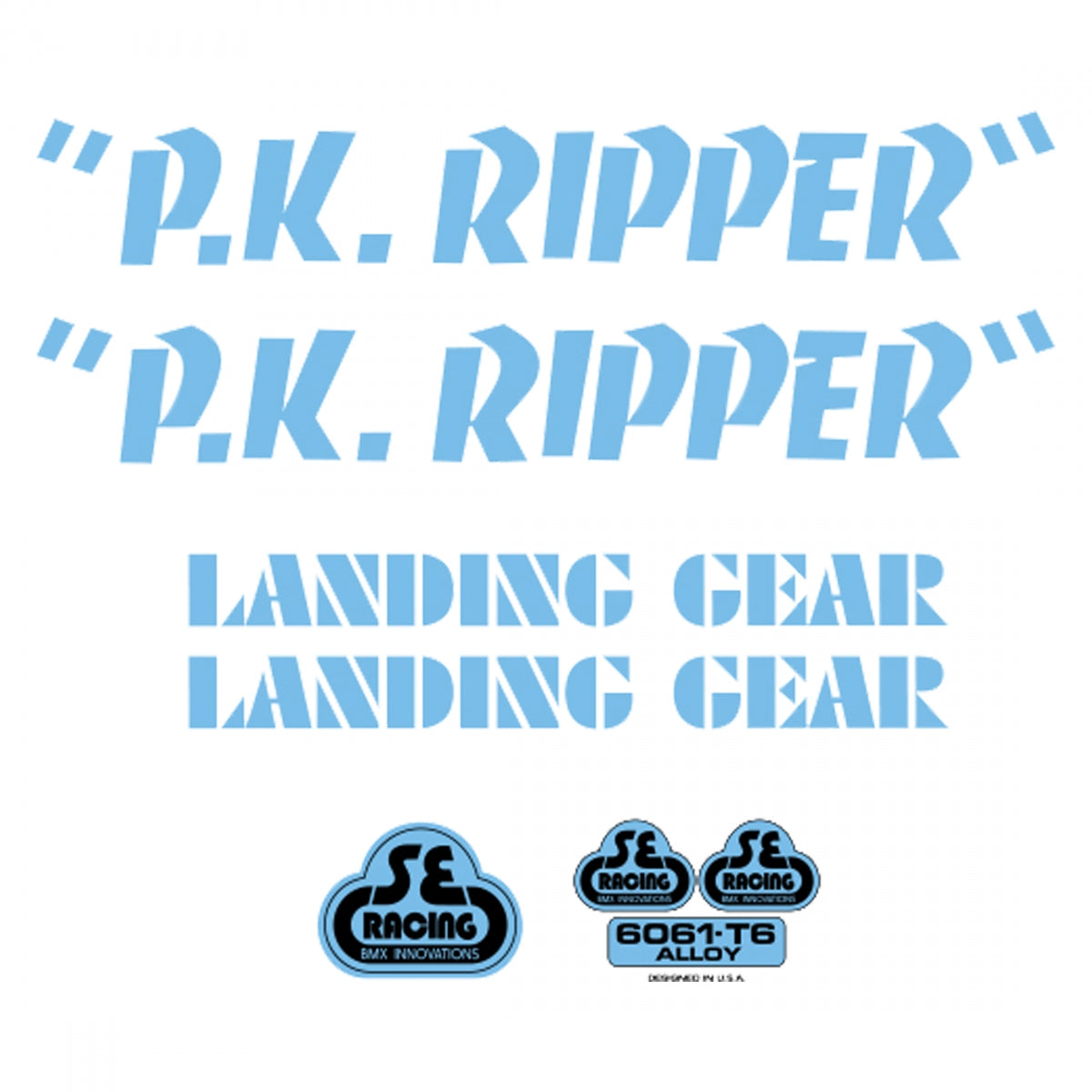 SE BIKES DECAL SE BIKES SET PK RIPPER BU - SE BIKES