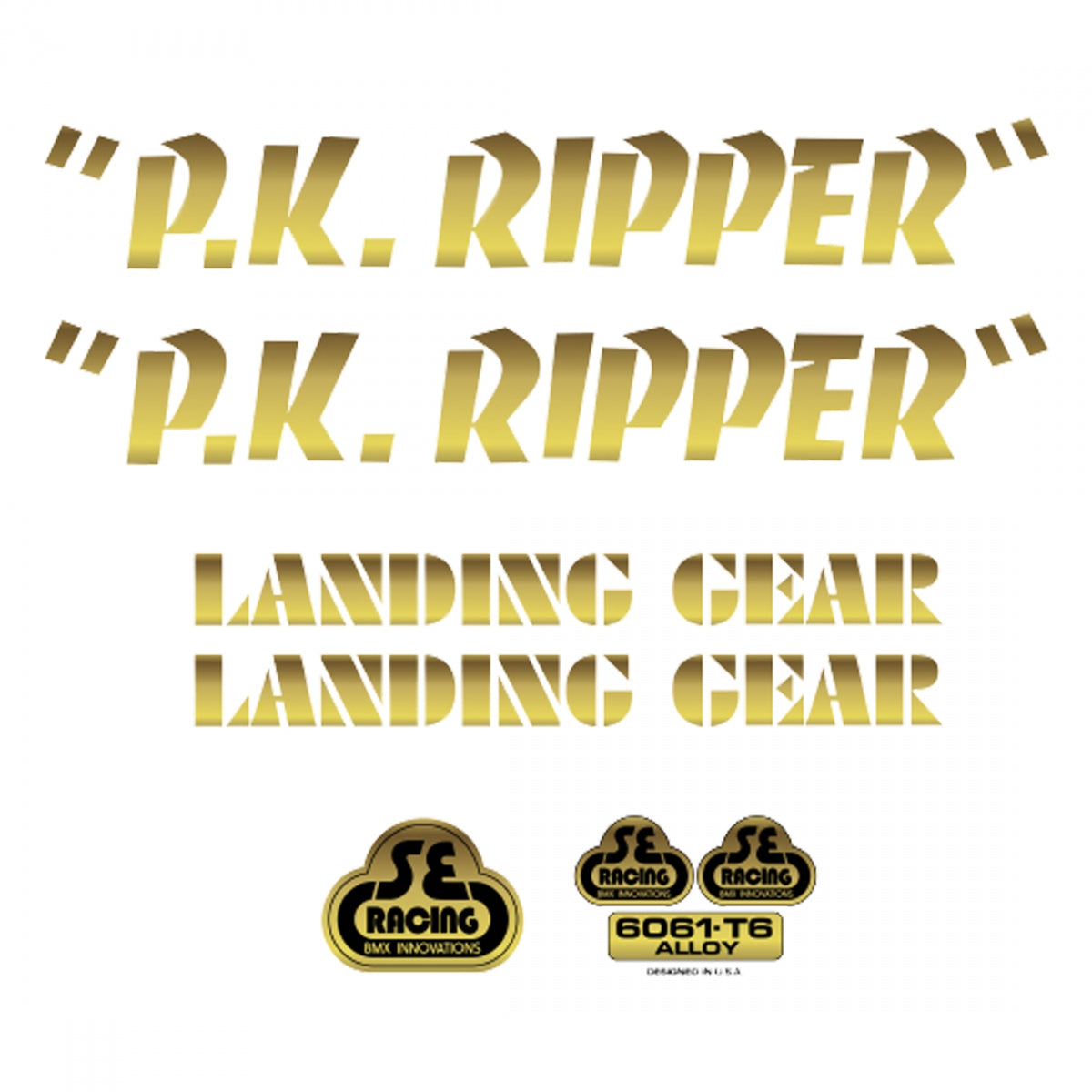SE BIKES DECAL SE BIKES SET PK RIPPER GD - SE BIKES