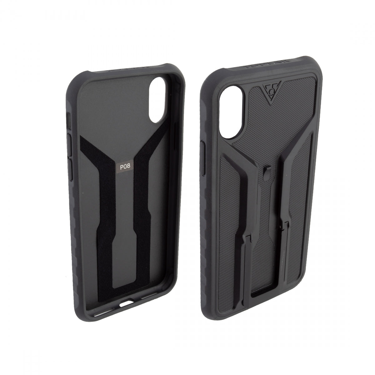 TOPEAK BAG TOPEAK PHONE RIDE CASE w/MOUNT iPHONE X  BK/GY - TOPEAK