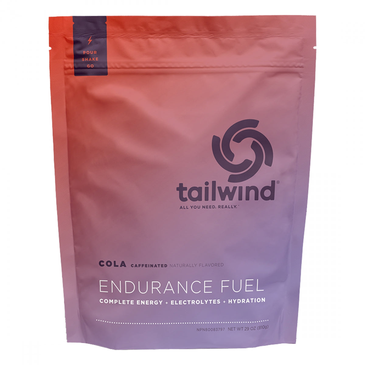 TAILWIND NUTRITION FOOD TAILWIND ENDURANCE FUEL CAFFEINE COLORADO COLA 29OZ BG - TAILWIND NUTRITION